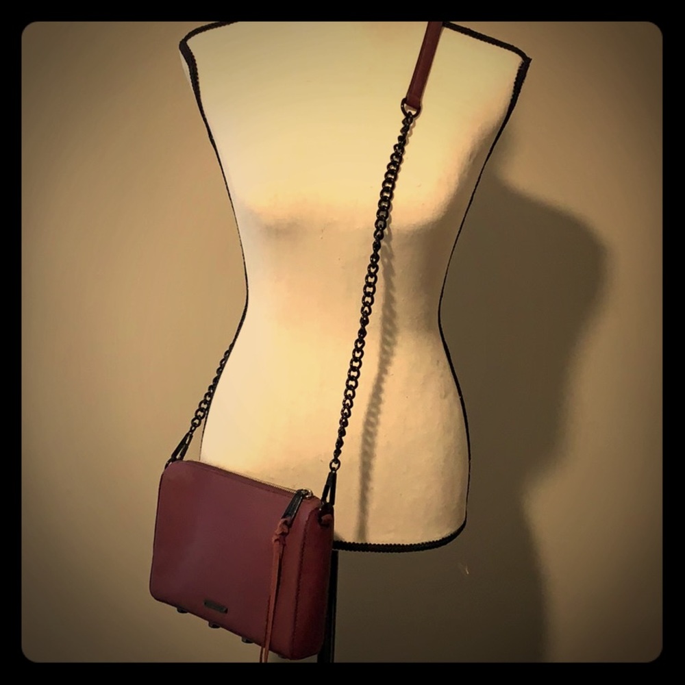 Rebecca Minkoff plum colored cross body